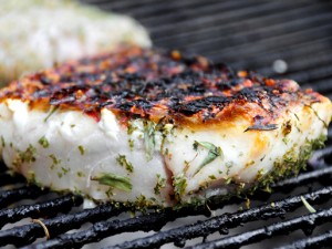 Grilled fish