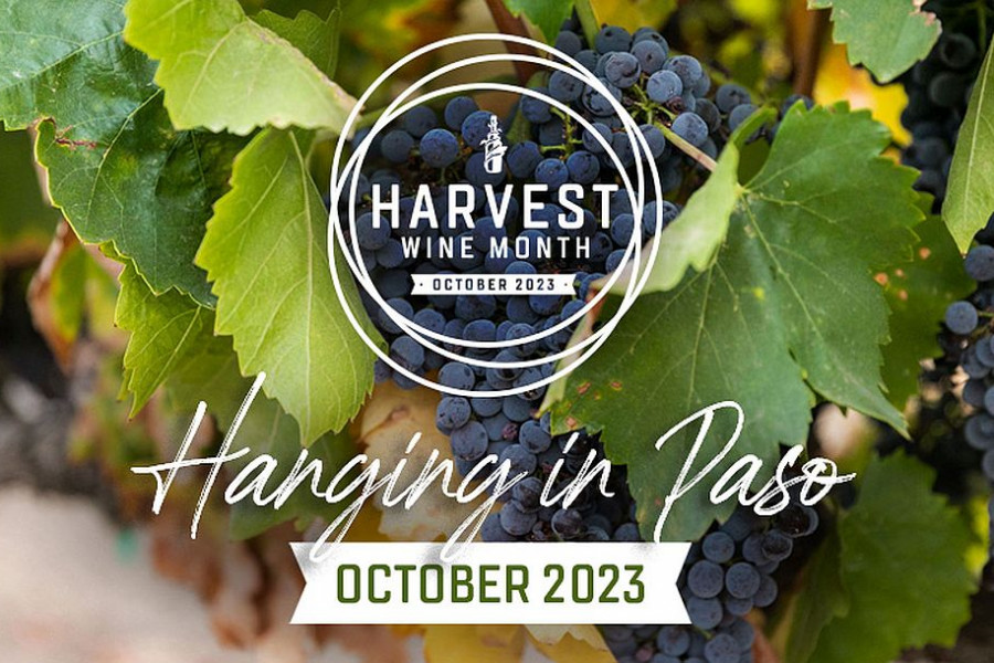 Paso Robles Harvest Month, Hanging in Paso, October 2023 logo