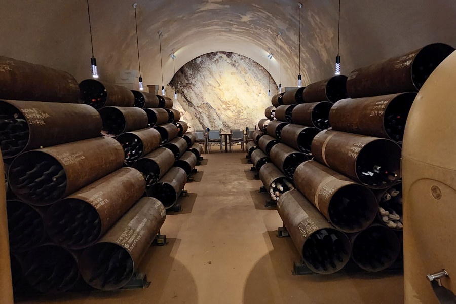 Saxum Wine Caves are not open to the public but are one of many wine caves in paso robles